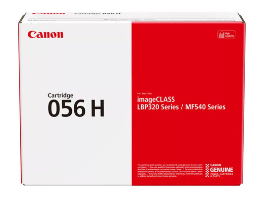 The Canon 056 High Capacity Black Toner Cartridge is designed for demanding office environments, providing up to 21,000 pages of high-quality laser prints. Compatible with select Canon imageCLASS and i-SENSYS models, it ensures professional-grade output with minimal interruptions. Featuring Auto Seal Removal Technology, it's engineered for convenience and optimal reliability.