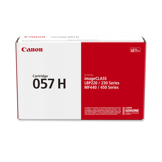 Cartouche de toner noir haute capacité Canon 057, 3010C001