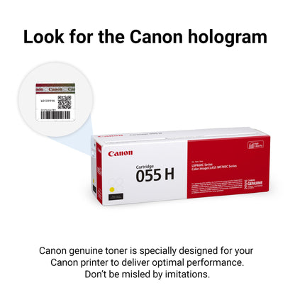 Cartouche de toner jaune haute capacité Canon 055 (5 900 pages)