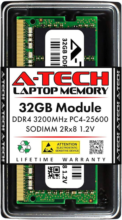 Kingston 32GB DDR4 3200MHz SODIMM RAM (KCP432SD8/32)