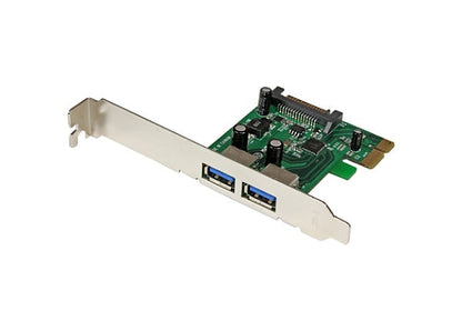 Carte adaptateur StarTech PCIe USB 3.0 2 ports avec prise en charge UASP