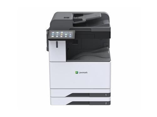 The Lexmark CX942adse is a high-performance color laser printer designed for large workgroups requiring reliability, speed, and robust media handling. With support for TAA compliance and enhanced security features, this model delivers up to 45 pages per minute and offers a variety of paper media support in a durable format. Its large touchscreen interface and energy-efficient features make it ideal for enterprise-level printing applications.