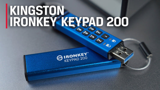 Clé USB 3.2 cryptée Kingston IronKey Keypad 200 32 Go