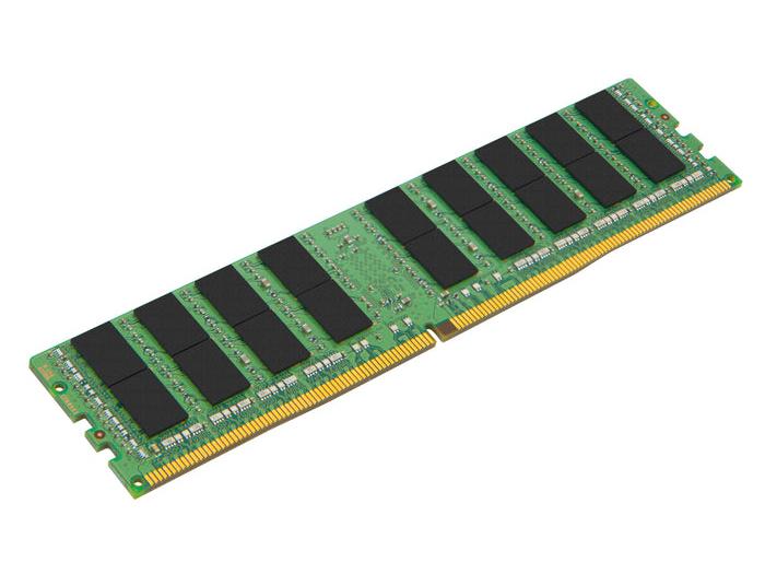 The Kingston 32GB DDR4-3200MHz Registered ECC module is designed to deliver reliable memory performance in enterprise and workstation environments. This high-capacity module supports TAA compliance and is manufactured in Taiwan, ensuring quality and regulatory adherence.