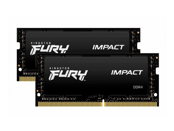 Boost laptop performance with the Kingston 32GB 3200MHz DDR4 CL20 SODIMM Fury Impact memory kit. Designed as a kit of two modules, it is TAA-compliant and made in Taiwan—ideal for high-compliance environments such as government or enterprise. Its reliable speed and capacity make it an excellent choice for high-demand multitasking workloads.