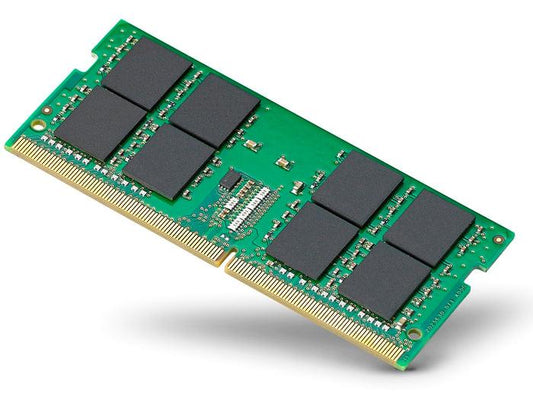 The Kingston 32GB DDR4 3200MHz SODIMM offers high-capacity memory in a compact form factor for performance-driven laptops. With a 3200MHz clock speed and TAA compliance, this module is ideal for government and enterprise systems requiring regulated components.