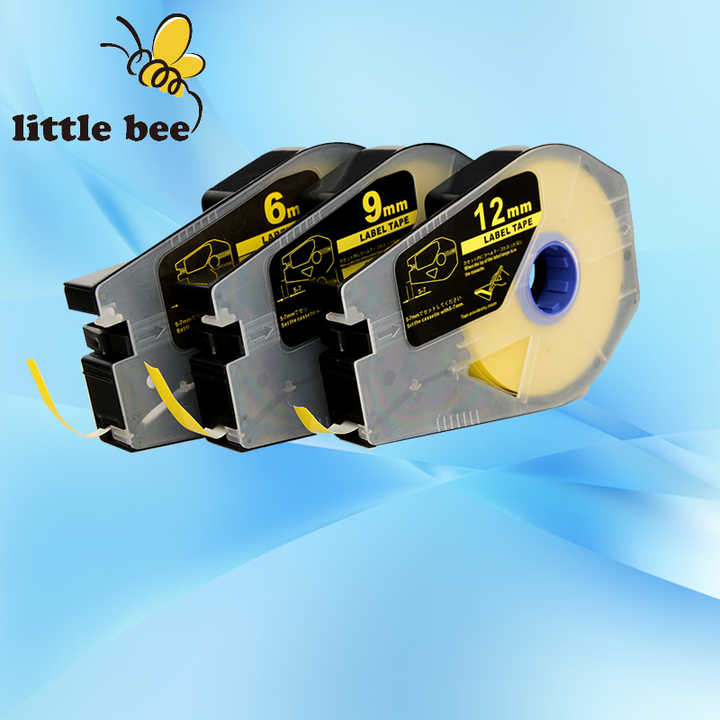 Cassette d'étiquettes Canon 3476A024, blanche, 9 mm x 30 m, 3 pièces/boîte