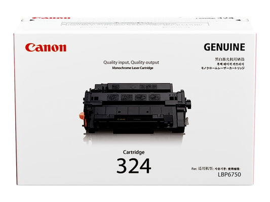 Cartouche de toner noir Canon CRG 324, rendement de 6 000 pages (3481B003)