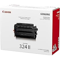 Canon Cartridge 324 II Hi-Capacity Black Toner, 12,500 Pages