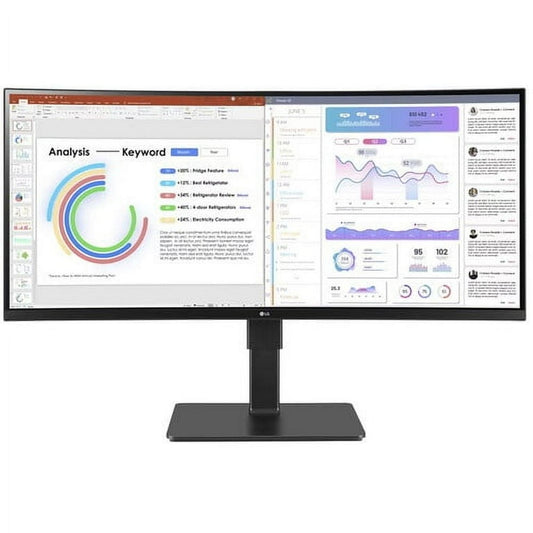 Moniteur IPS WQHD incurvé LG 34BQ77QE-B 34 pouces avec USB-C et HDR