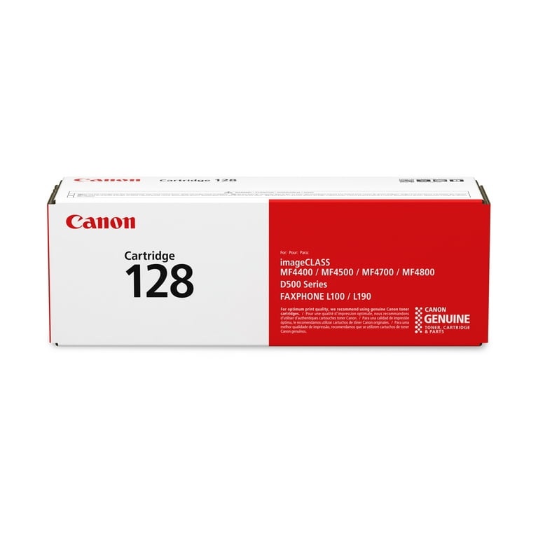 Cartouche de toner noir Canon 128, 3500B001, 2 100 pages