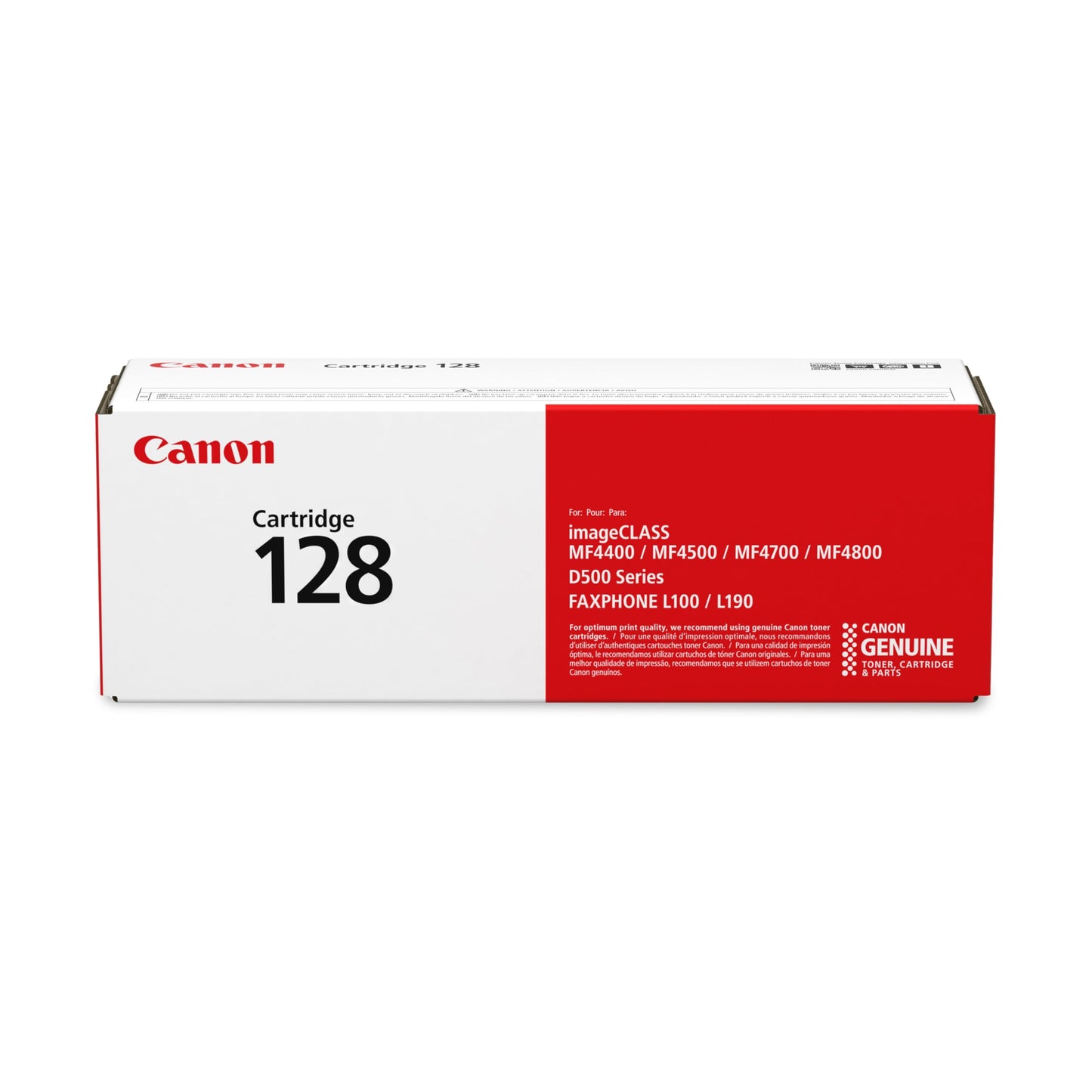 Cartouche de toner noir Canon 128, 3500B001, 2 100 pages