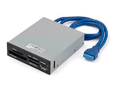 The StarTech USB 3.0 Internal Multi-Card Reader transforms a 3.5-inch internal bay into a highly versatile memory card hub with UHS-II support. Compatible with a wide range of card formats—including SD, Micro SD, Mini SD, SDXC, MMC, and CompactFlash—it offers fast USB 3.2 Gen 1 (5Gbps) performance and OS-independent functionality without requiring drivers. Ideal for high-volume photo, video, or media transfers in workstation environments.