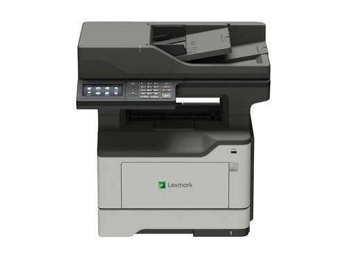 Lexmark MX522adhe is a high-performance monochrome laser multifunction printer designed for enterprise environments. It offers fast printing at up to 46 ppm, advanced security features, automatic duplexing, and robust handling of various media types. Designed for demanding workflows, it includes a 4.3" touchscreen and supports TAA compliance, making it ideal for government and regulated industries.