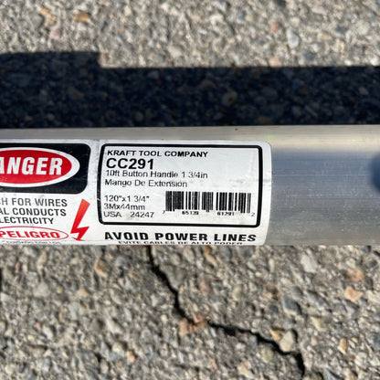 KRAFT TOOL CO. Extru-Lite Magnesium Paver 123.5” handle 144” x 4.5” screed CC291