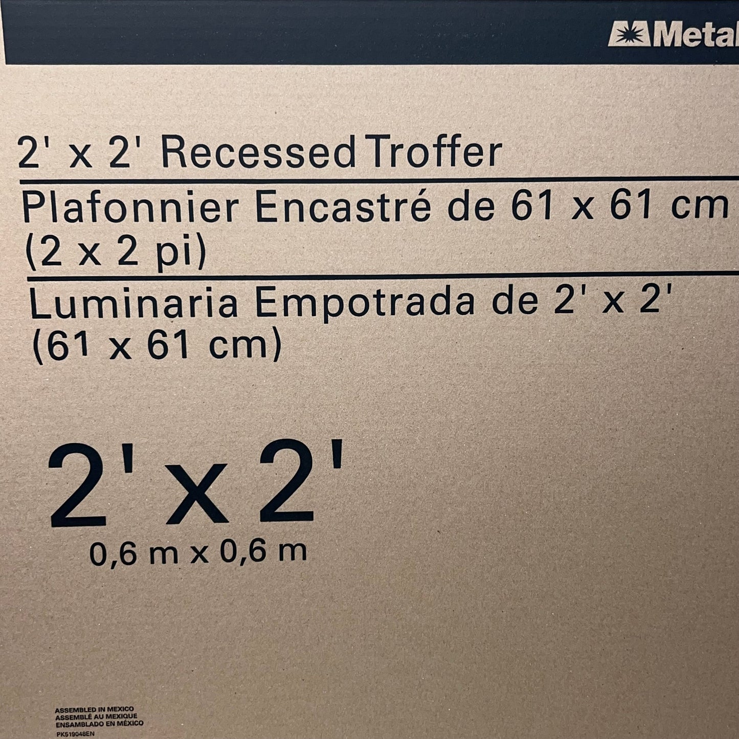 METALUX COOPER Lighting Solutions SkyRidge LED Troffer 24”x 24” 22SR-LD2-29-C-UNV-L835-CD1-U