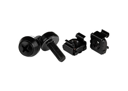Vis et écrous cage StarTech M5 noirs, paquet de 100