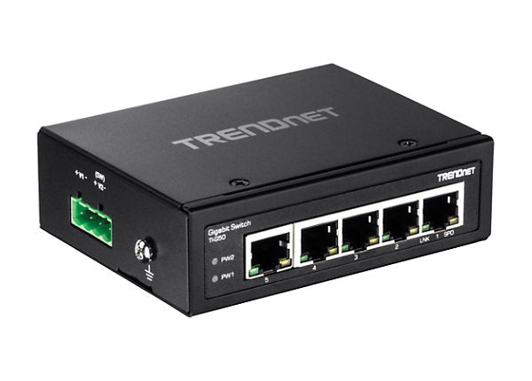 Commutateur Gigabit industriel renforcé à 5 ports TRENDNET TI-G50