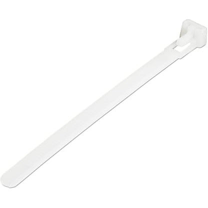 STARTECH 5" Reusable Nylon Cable Ties, 100-Pack, White
