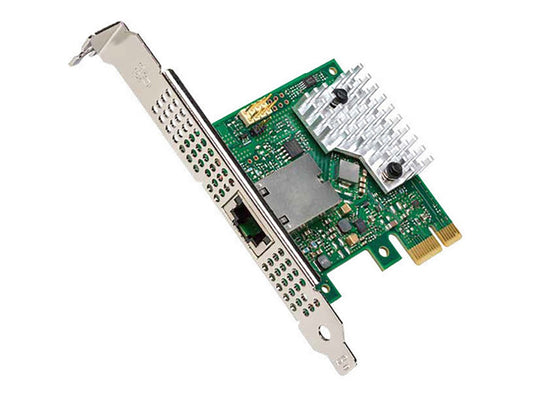 The HP Intel I225V Single Port 2.5GbE PCIe NIC is a compact, high-performance network interface card designed for select HP desktop systems. With support for 2.5 Gigabit Ethernet, this TAA-compliant NIC provides enhanced network speeds and greater efficiency over standard Gigabit connections. Built for compatibility with HP 800 G8 SFF/TWR and 200 G8 MT/SFF models, it comes with a reliable one-year limited warranty.