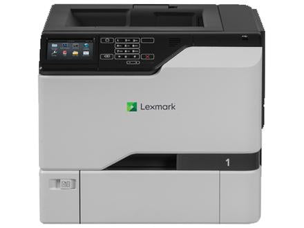 The Lexmark CS720de US TAA LV with CAC is a high-performance color laser printer engineered for government and enterprise environments requiring TAA compliance and secure smart card (Common Access Card) authentication. This model prints up to 40 pages per minute and features 1200 x 1200 dpi resolution, advanced media support, and robust monthly duty capabilities, making it ideal for heavy-duty color printing applications.