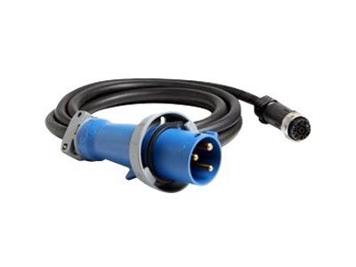 The Lenovo PWRC DPI 63A Power Cord (IEC 309 P+N+G) is a robust electrical solution designed for high-capacity power requirements. Featuring IEC-309 connectors with male-to-female configuration, it ensures reliable connectivity for industrial and enterprise setups. Built in compliance with TAA and originating from Mexico, it offers a durable and compliant solution for supported systems.