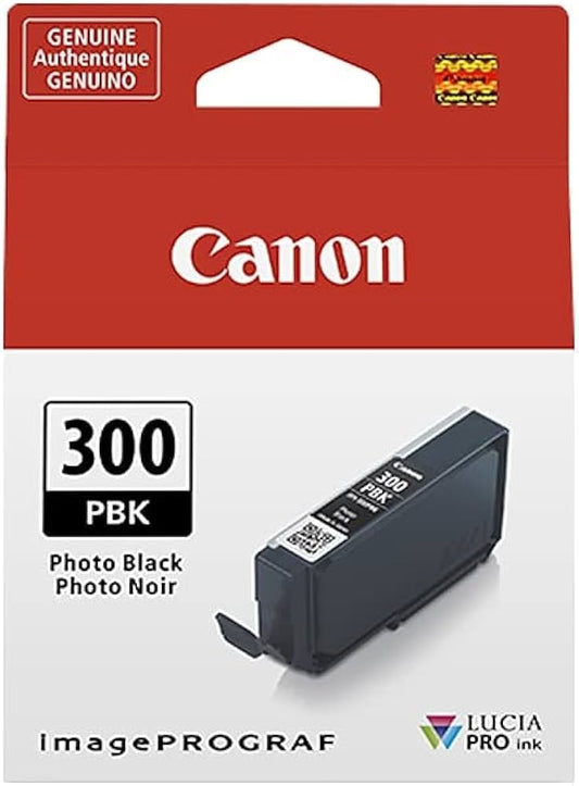 Réservoir d'encre noire photo Canon PFI-300 pour imagePROGRAF PRO-300