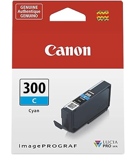 Réservoir d'encre cyan Canon PFI-300 pour ImagePROGRAF PRO-300
