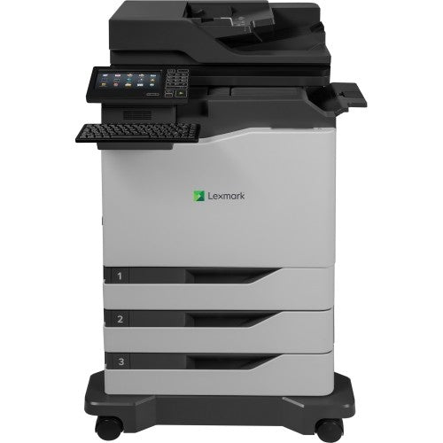 Imprimante multifonction couleur Lexmark CX820dtfe compatible TAA CAC avec réparation sur site pendant 4 ans