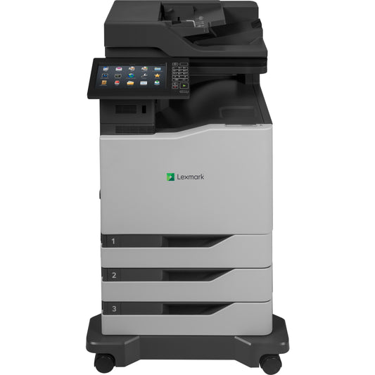 Imprimante multifonction laser couleur Lexmark CX825dte, compatible TAA LV CAC, 55 ppm