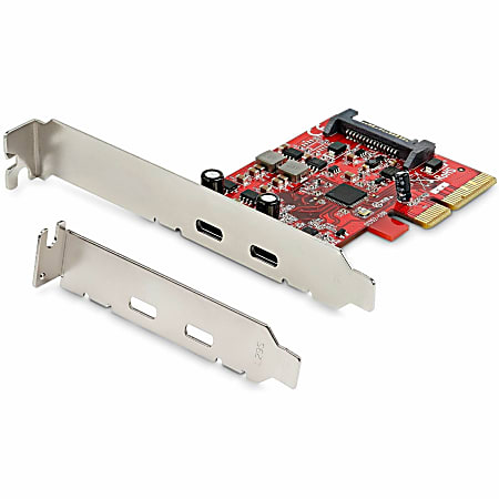 Carte PCIe 3.0 x4 USB-C 2 ports 10 Gbit/s StarTech.com - PEXUSB312C3