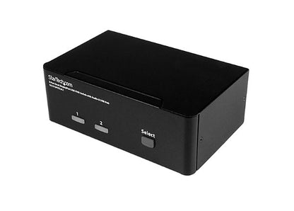 StarTech 2-Port Dual-Monitor DisplayPort KVM Switch - 4K60 - SV231DPDDUA2