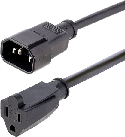 Lenovo 2.5M 10A Power Cable, Dual Long C13s to Short C14