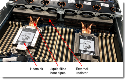 Dissipateur thermique haute performance Lenovo ThinkSystem SR665 V3 2U