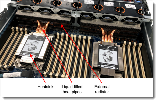 Dissipateur thermique haute performance Lenovo ThinkSystem SR665 V3 2U