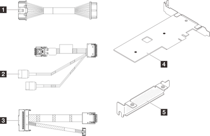 Kit adaptateur double carte SD Lenovo ST50 v2