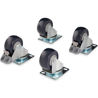 STARTECH 4POSTRACK Caster Kit for Open Frame Rack, 200 kg Load, TAA Compliant