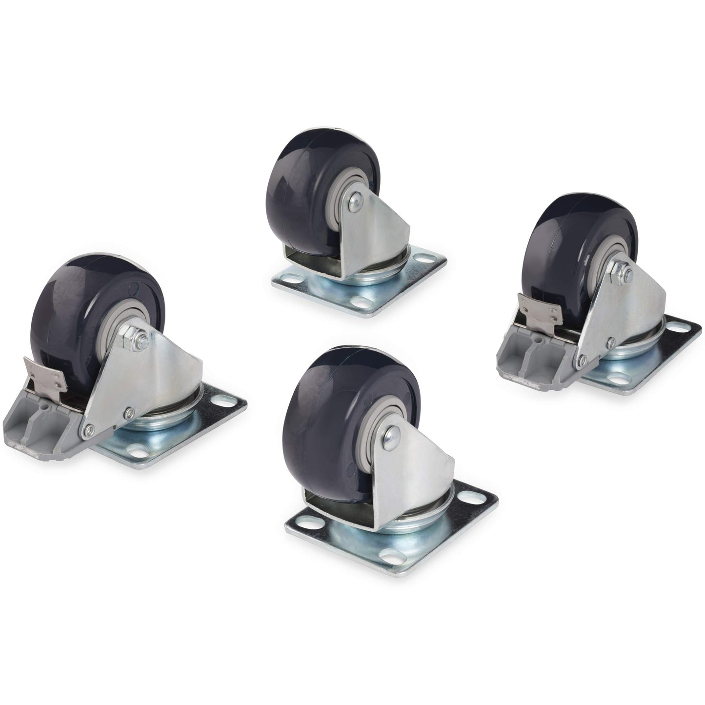 STARTECH 4POSTRACK Caster Kit for Open Frame Rack, 200 kg Load, TAA Compliant