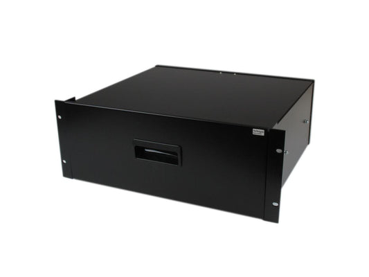 This StarTech 4U rack mount drawer provides durable, steel-constructed storage for 19-inch AV, server, or network equipment racks. With a weight capacity of up to 55 lb (25 kg), it’s ideal for securely storing tools, cables, and accessories in data centers and IT environments. Backed by a lifetime warranty, this drawer blends functionality and long-term value.