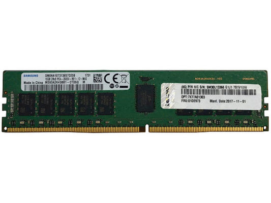 The Lenovo ThinkSystem 32GB TruDDR5 4800 MHz 2Rx8 ECC UDIMM offers high-performance memory designed for demanding enterprise workloads. With ECC (Error-Correcting Code) and TruDDR5 architecture, it ensures high reliability and consistent throughput. Ideal for Lenovo ThinkSystem servers, this module is TAA-compliant and manufactured in Mexico, offering both quality assurance and regulatory compliance.