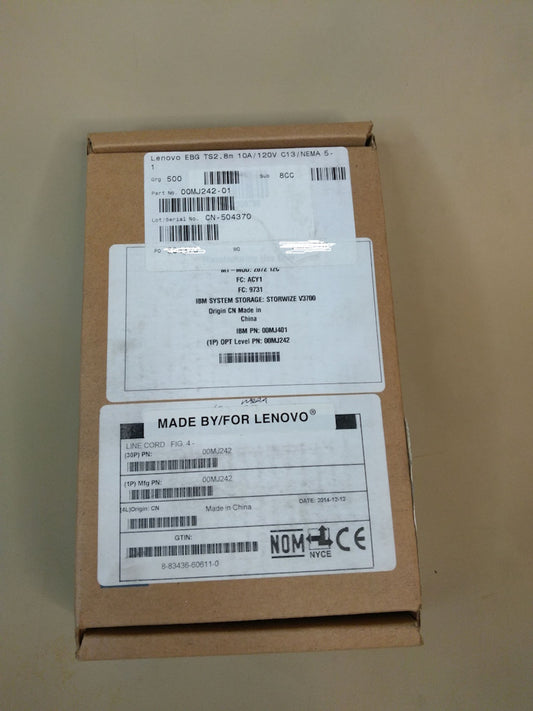 Lenovo SVR C13-C14 250V 10A 1.8M Power Cord