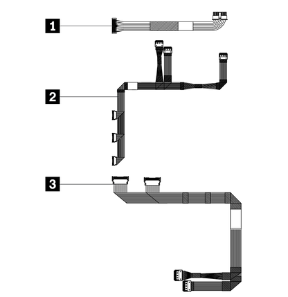 Kit de câbles NVMe AnyBay BP Lenovo SR630 V2 10 v2