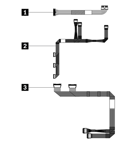Kit de câbles NVMe AnyBay BP Lenovo SR630 V2 10 v2