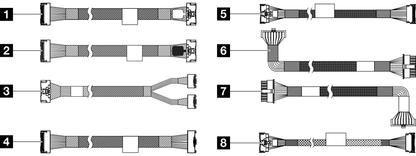 Lenovo SR645 10x2.5 BP NVMe Cable Kit v2