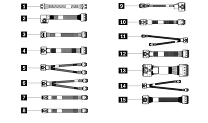 Lenovo SR665 Internal Adapter Input Cable Kit V2