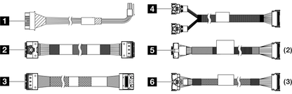 LENOVO SR665 2.5 Front BP2 NVMe Cable Kit v2