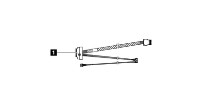 Lenovo SR650 V3 M.2 NVMe 2-Bay RAID Cable Kit