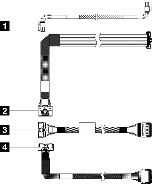 Kit de câbles adaptateur RAID interne Lenovo SR630 V3