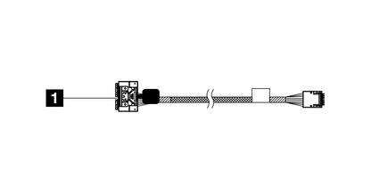 Lenovo ThinkEdge SE455 V3 SATA Cable for Front Drive Bays