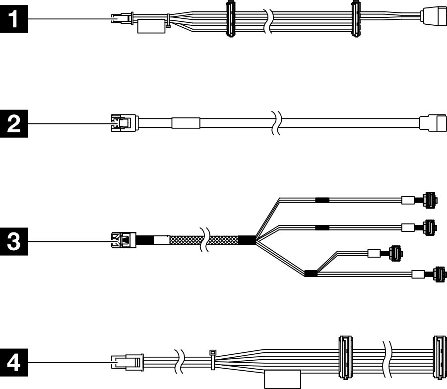 Lenovo ST50 V3 Internal Drive Cable Accessories Kit